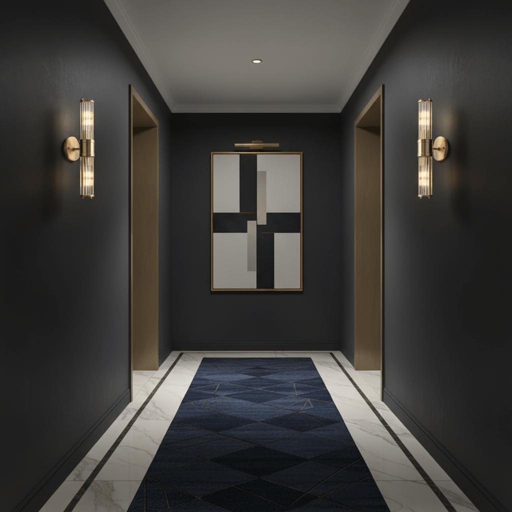 Mandset Vägglampa Kristall Guld Milan – K9 Glas & Metall