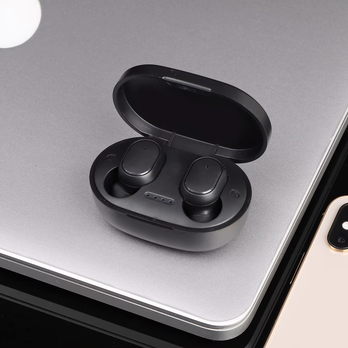 Trådlösa hörlurar A6S Bluetooth Earbuds - Perfekta för Musik och Samtal - Mandset