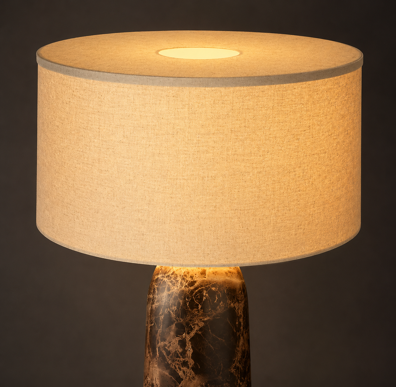 Bordslampa Emperador Marmor Milano – H 52 × B 35 cm