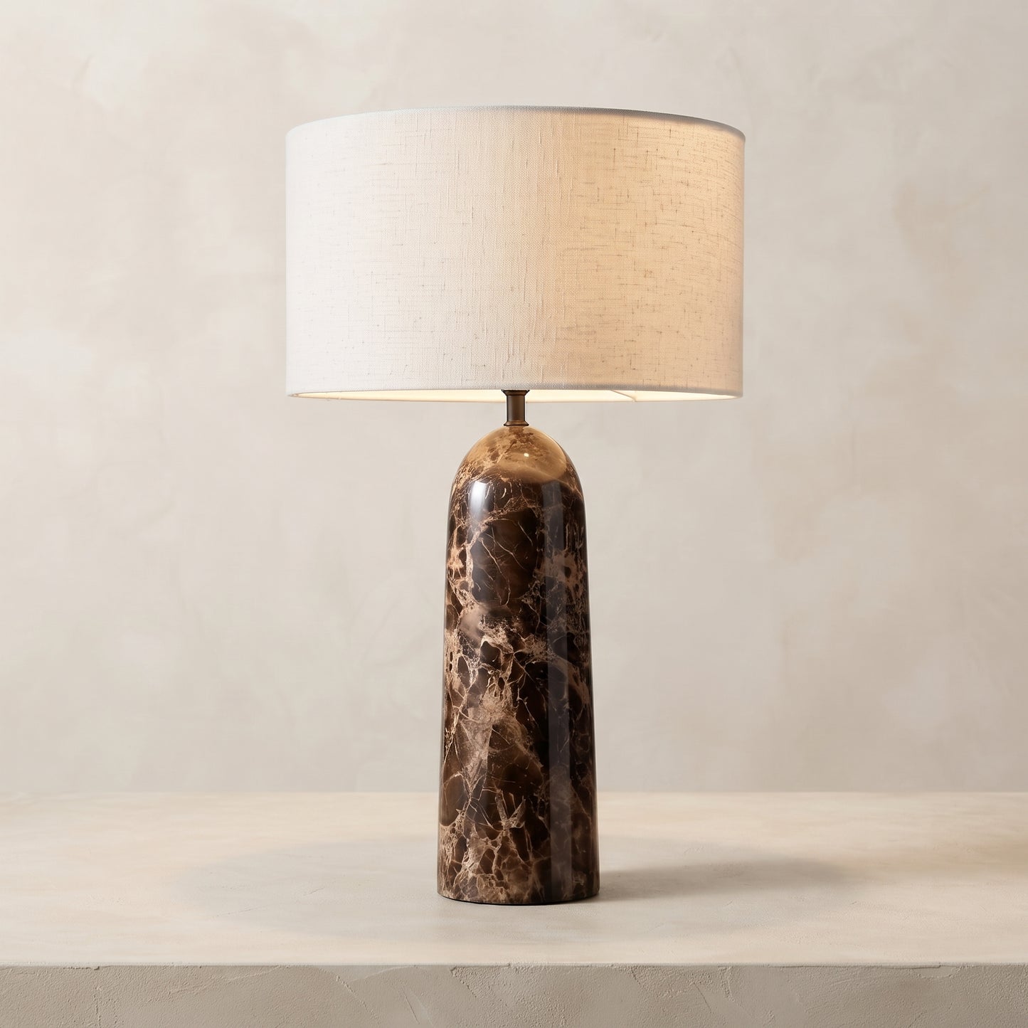 Bordslampa Emperador Marmor Milano – H 52 × B 35 cm
