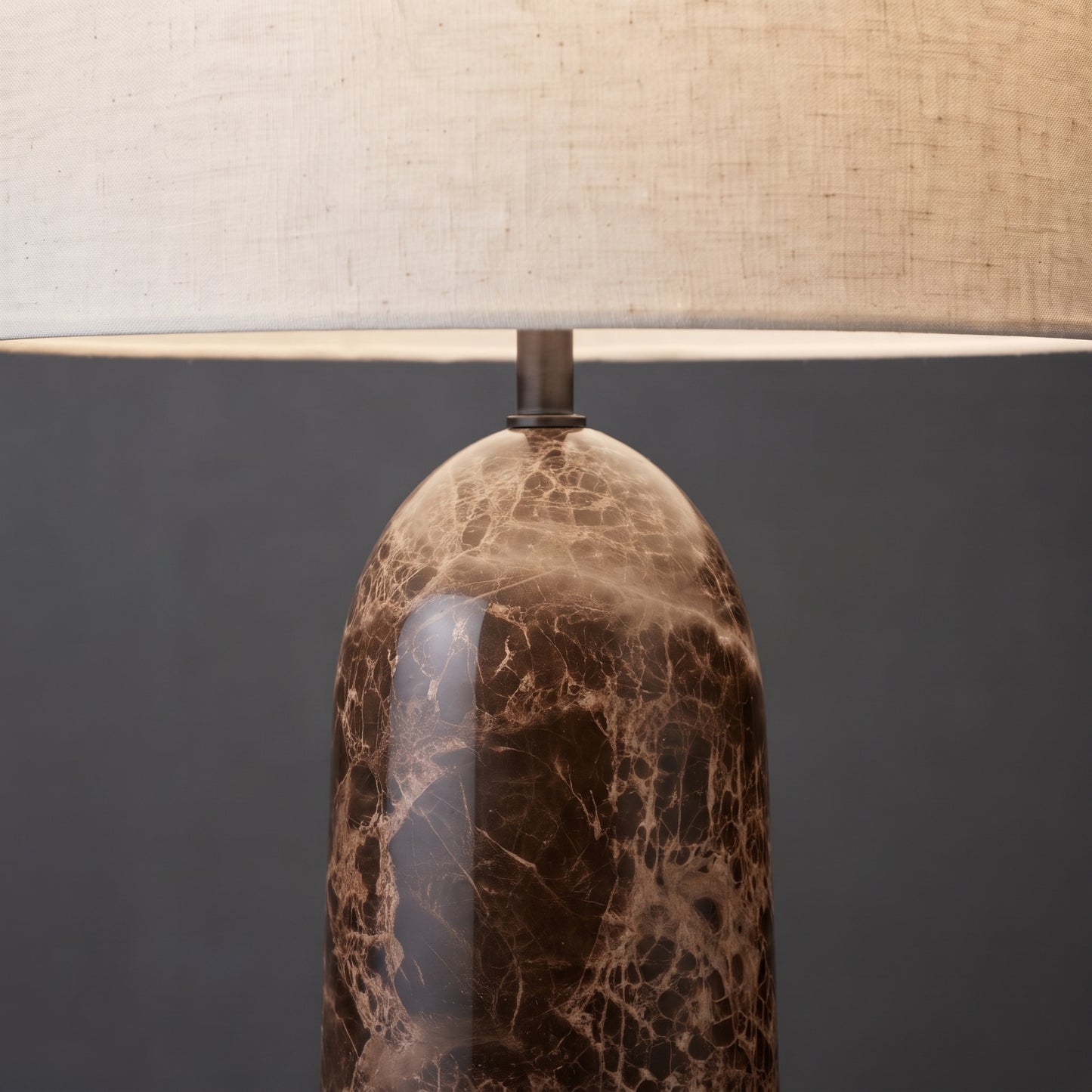 Bordslampa Emperador Marmor Milano – H 52 × B 35 cm