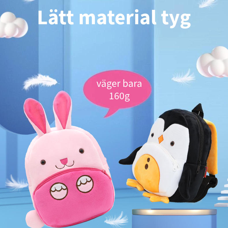 Barnryggsäck - Slitstark och Lätt, Perfekt för Skola och Utflykter - Mandset