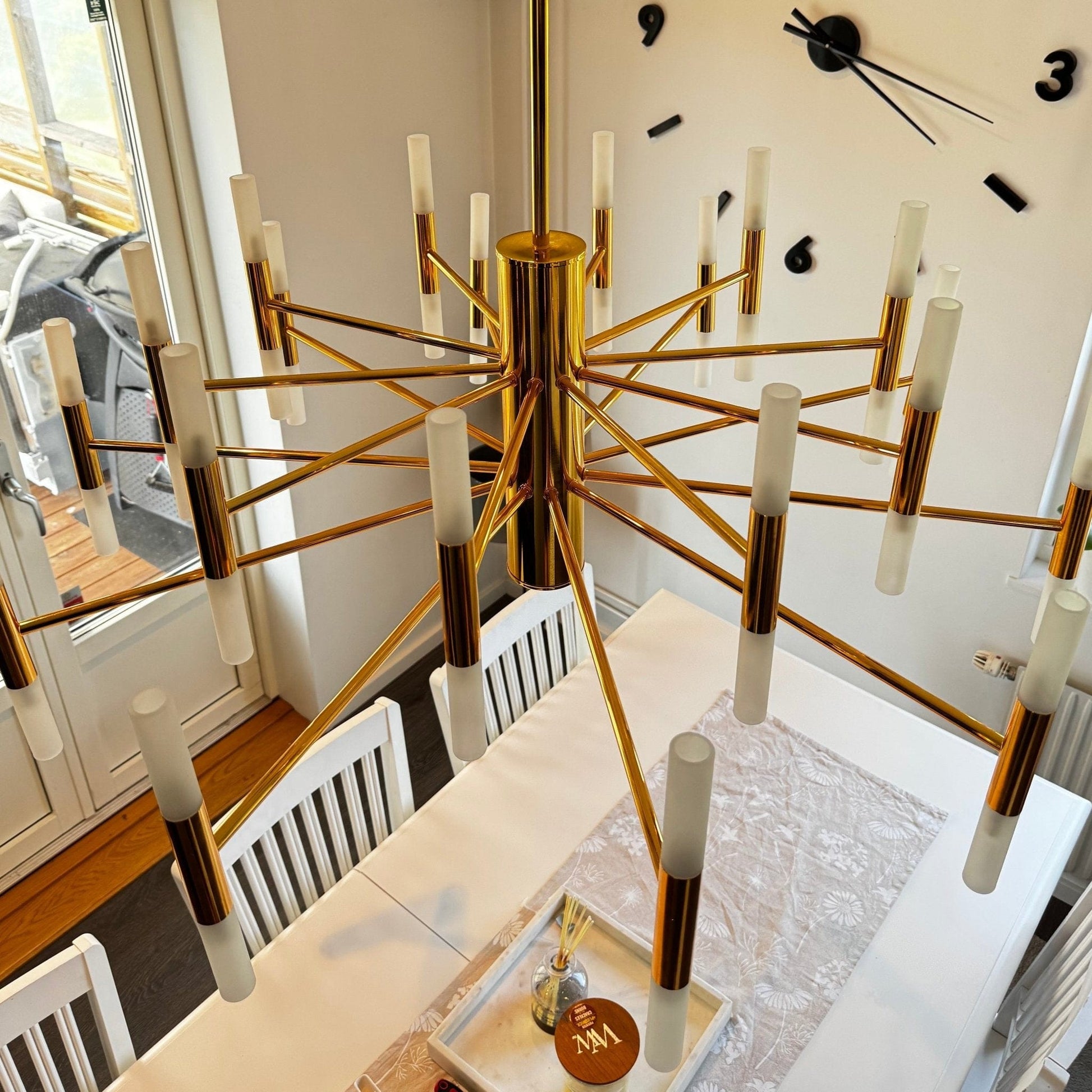 Mandset Stor Taklampa Guld 100 cm - Taklampa Geneva
