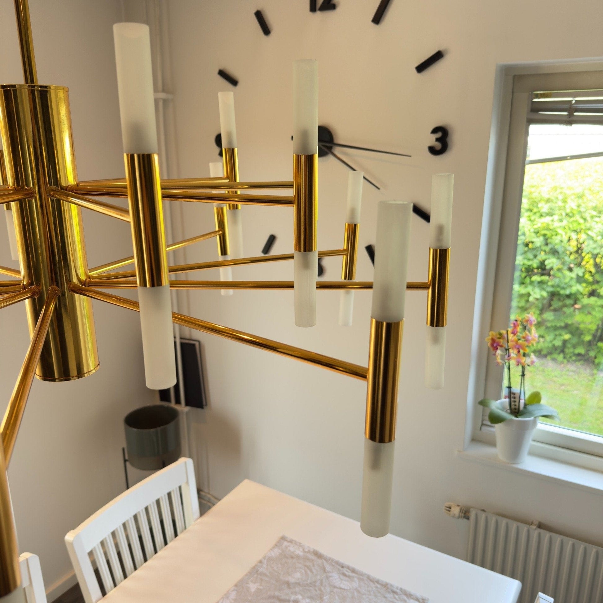 Mandset Stor Taklampa Guld 100 cm - Taklampa Geneva