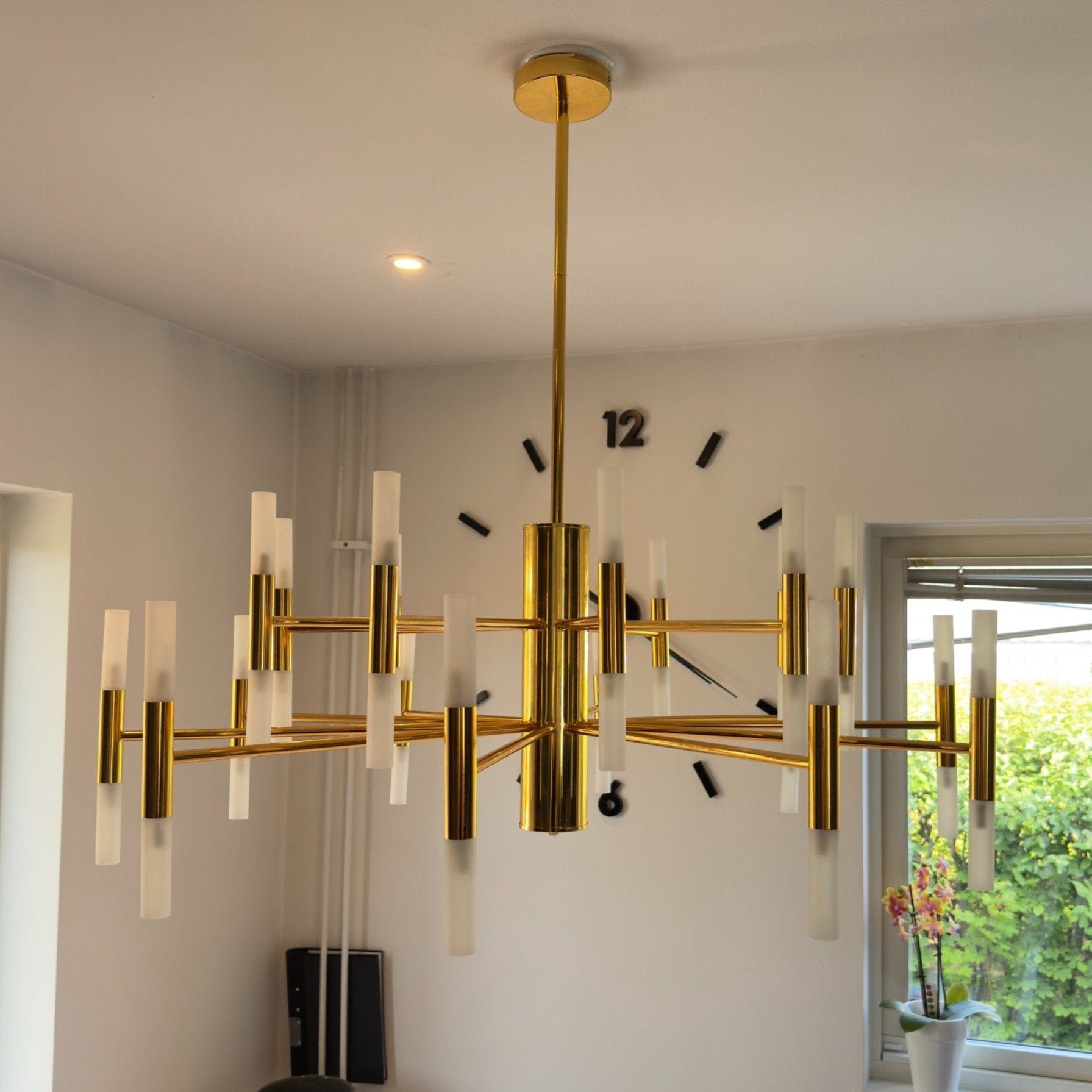 Mandset Stor Taklampa Guld 100 cm - Taklampa Geneva
