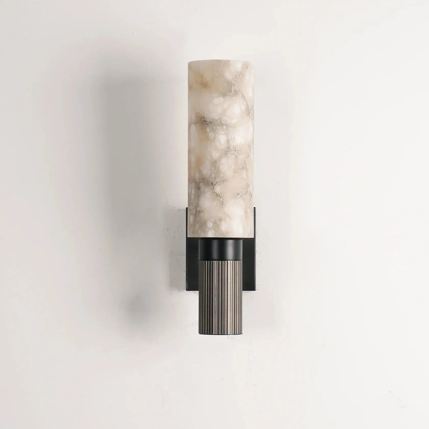 Mandset Vägglampa Marmor Ansu – Modern Elegans i Koppar & LED