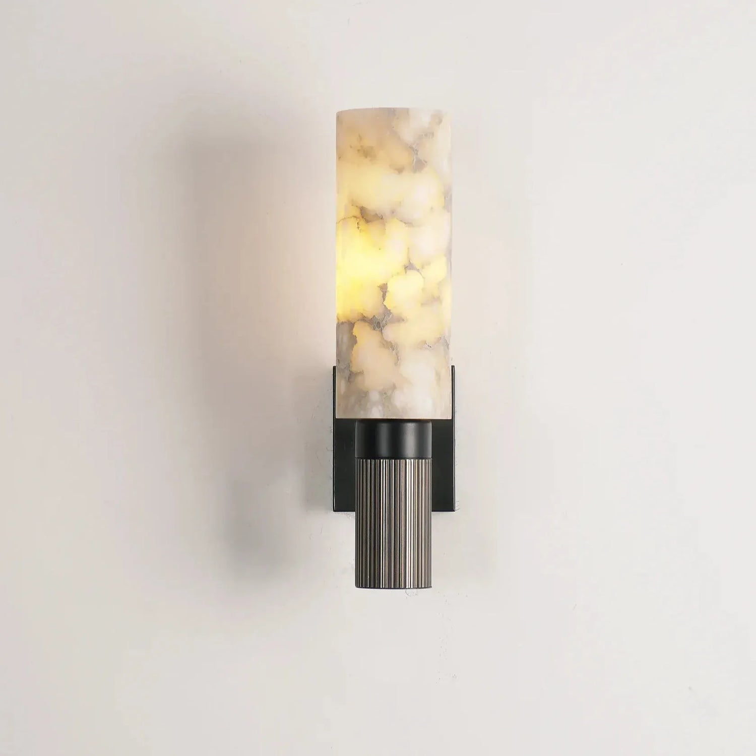 Mandset Vägglampa Marmor Ansu – Modern Elegans i Koppar & LED