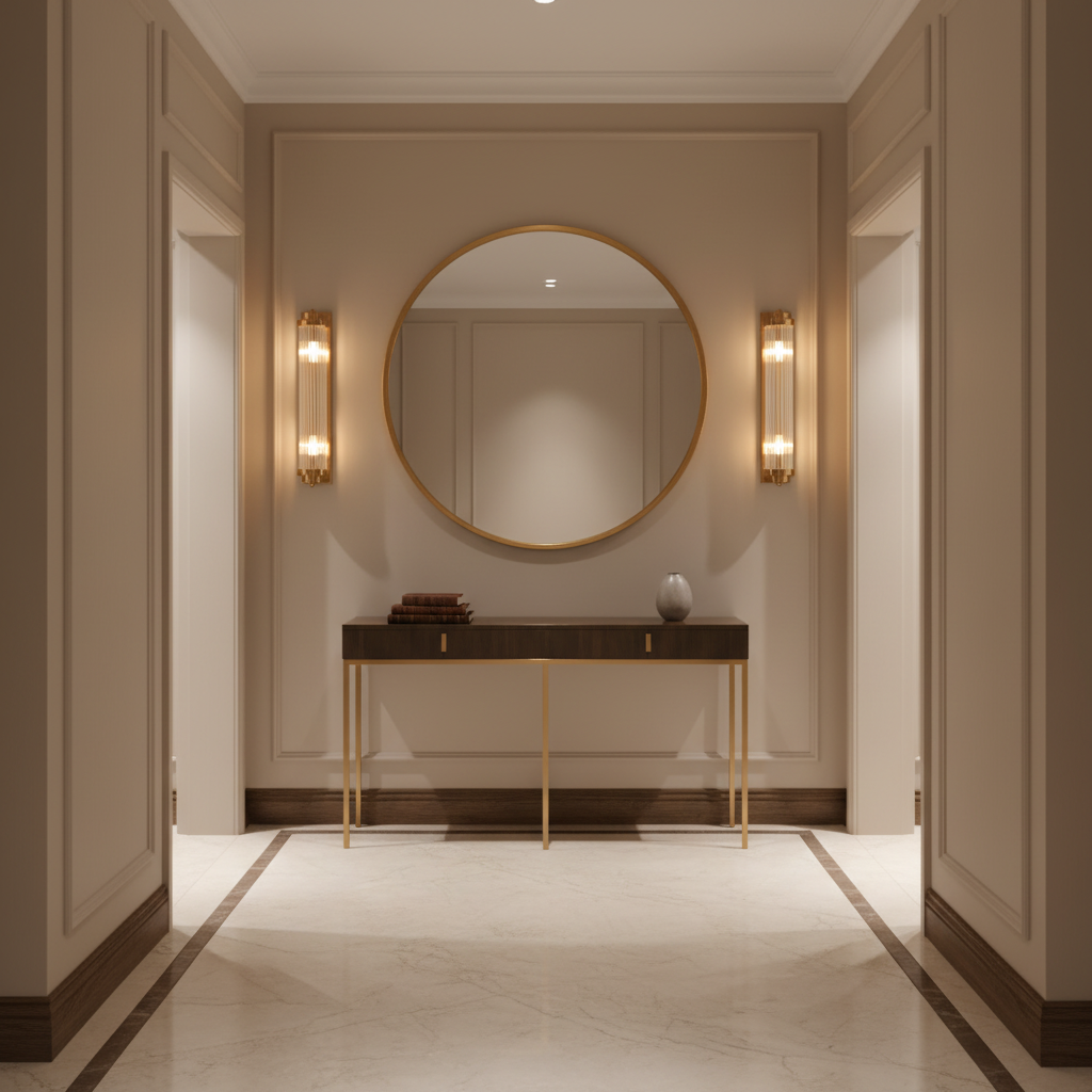 Vägglampa Kristall Guld Napoli 40 cm – K9 Kristall & Modern Guldfinish