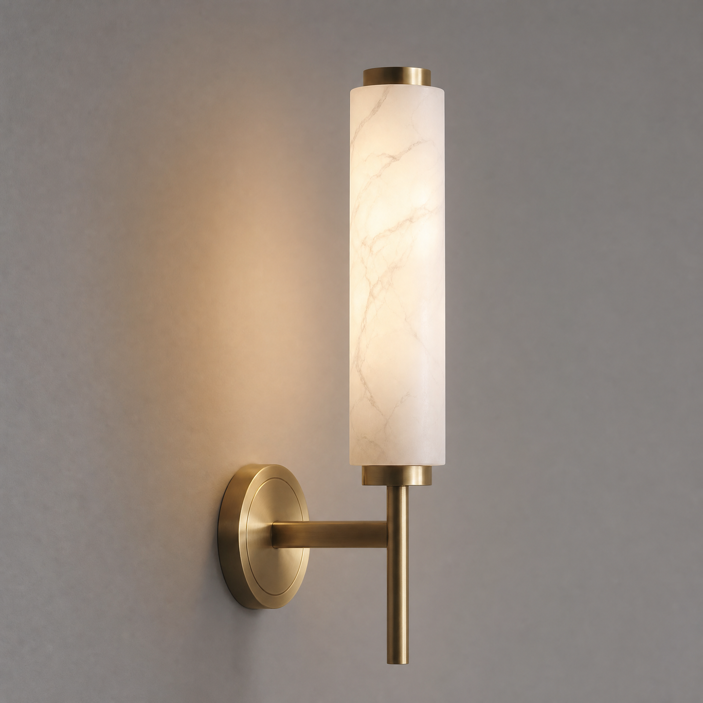 Vägglampa Marmor Guld Roma 48 cm | Äkta Marmor