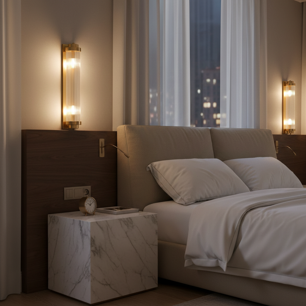 Vägglampa Kristall Guld Napoli 40 cm – K9 Kristall & Modern Guldfinish