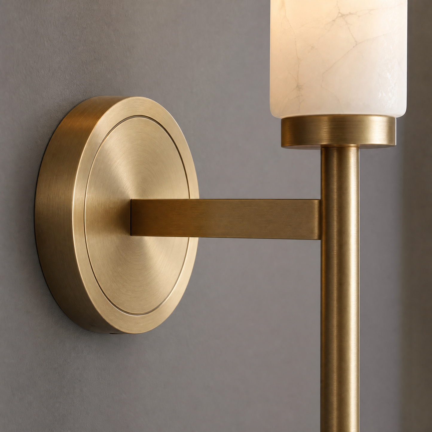 Vägglampa Marmor Guld Roma 48 cm | Äkta Marmor