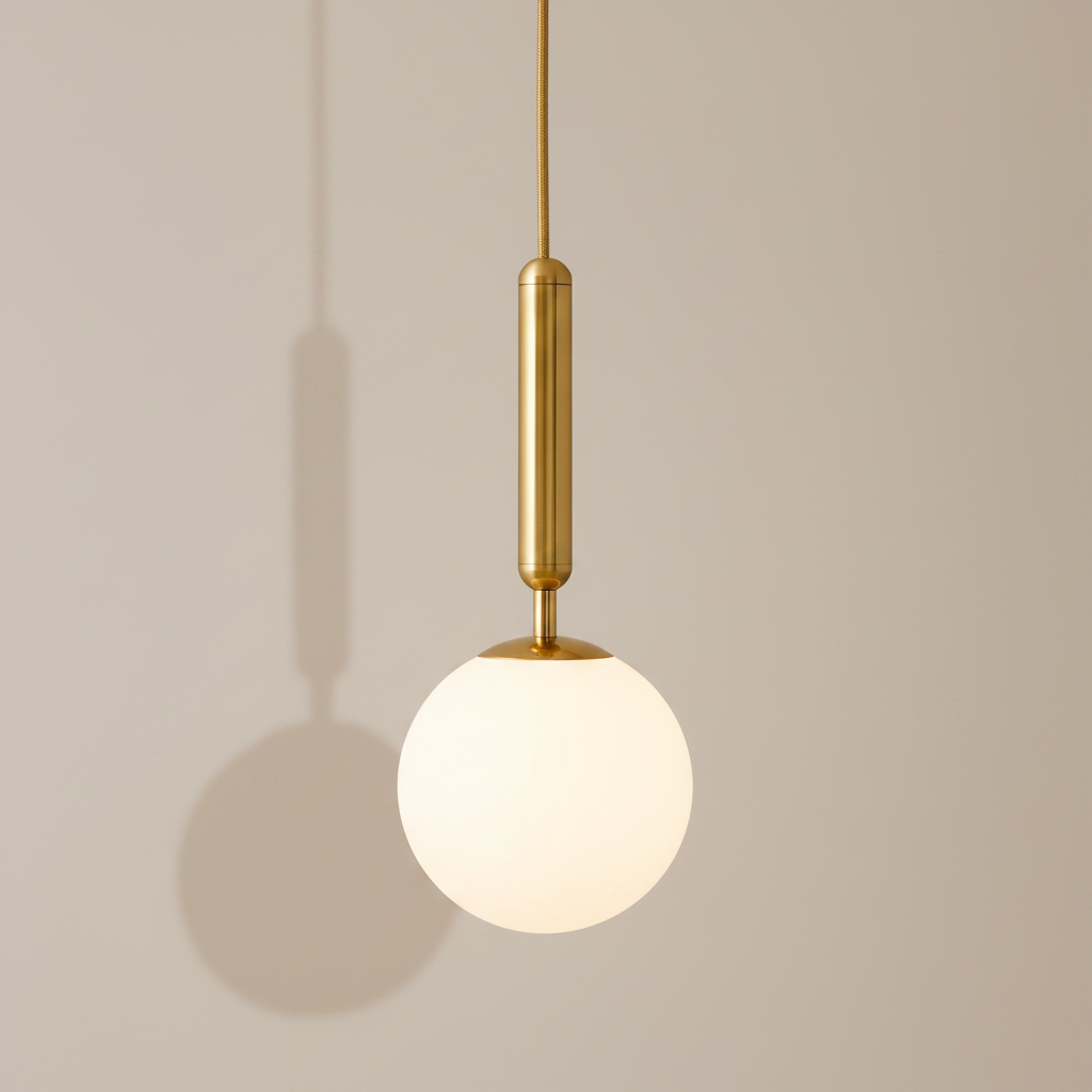Globe Takpendel i Frostad Glas | Modern Pendellampa
