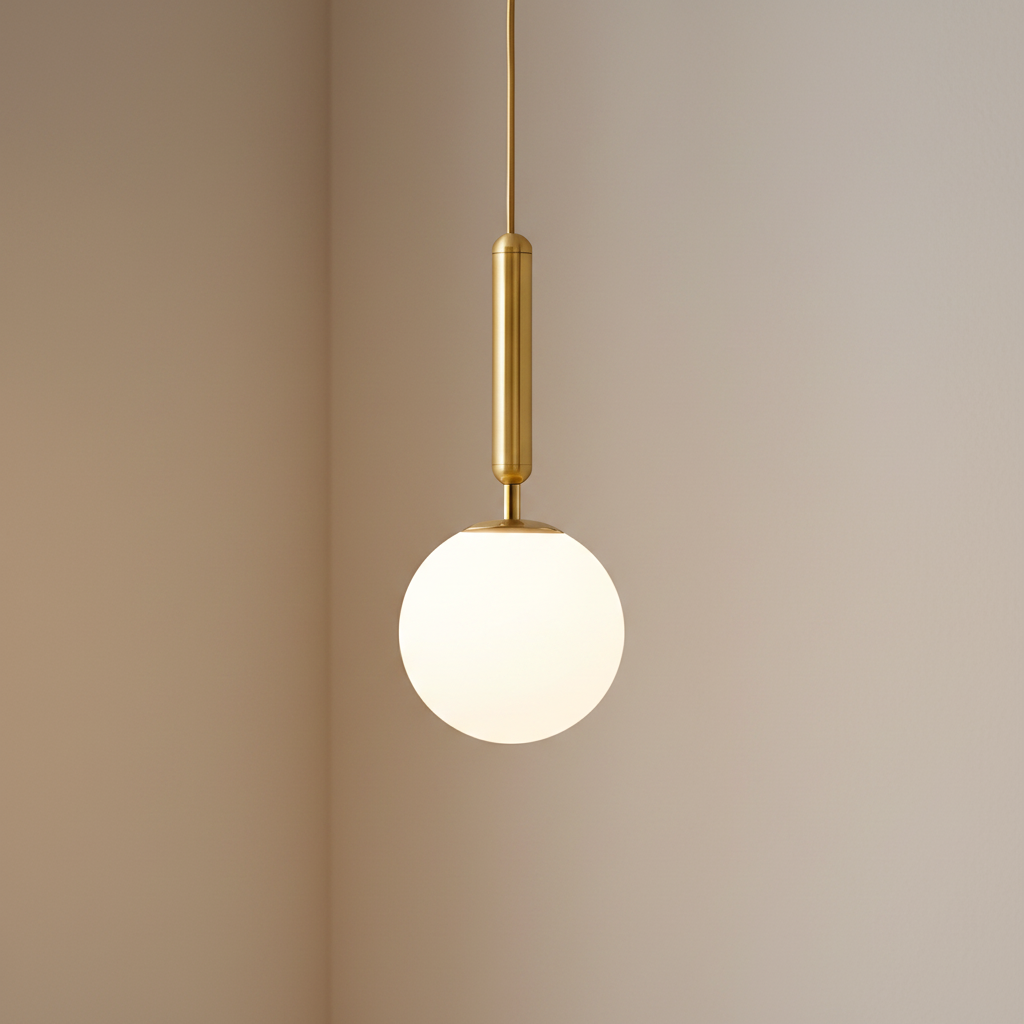 Globe Takpendel i Frostad Glas | Modern Pendellampa