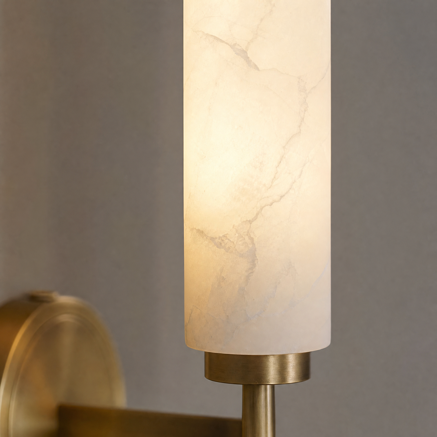 Vägglampa Marmor Guld Roma 48 cm | Äkta Marmor